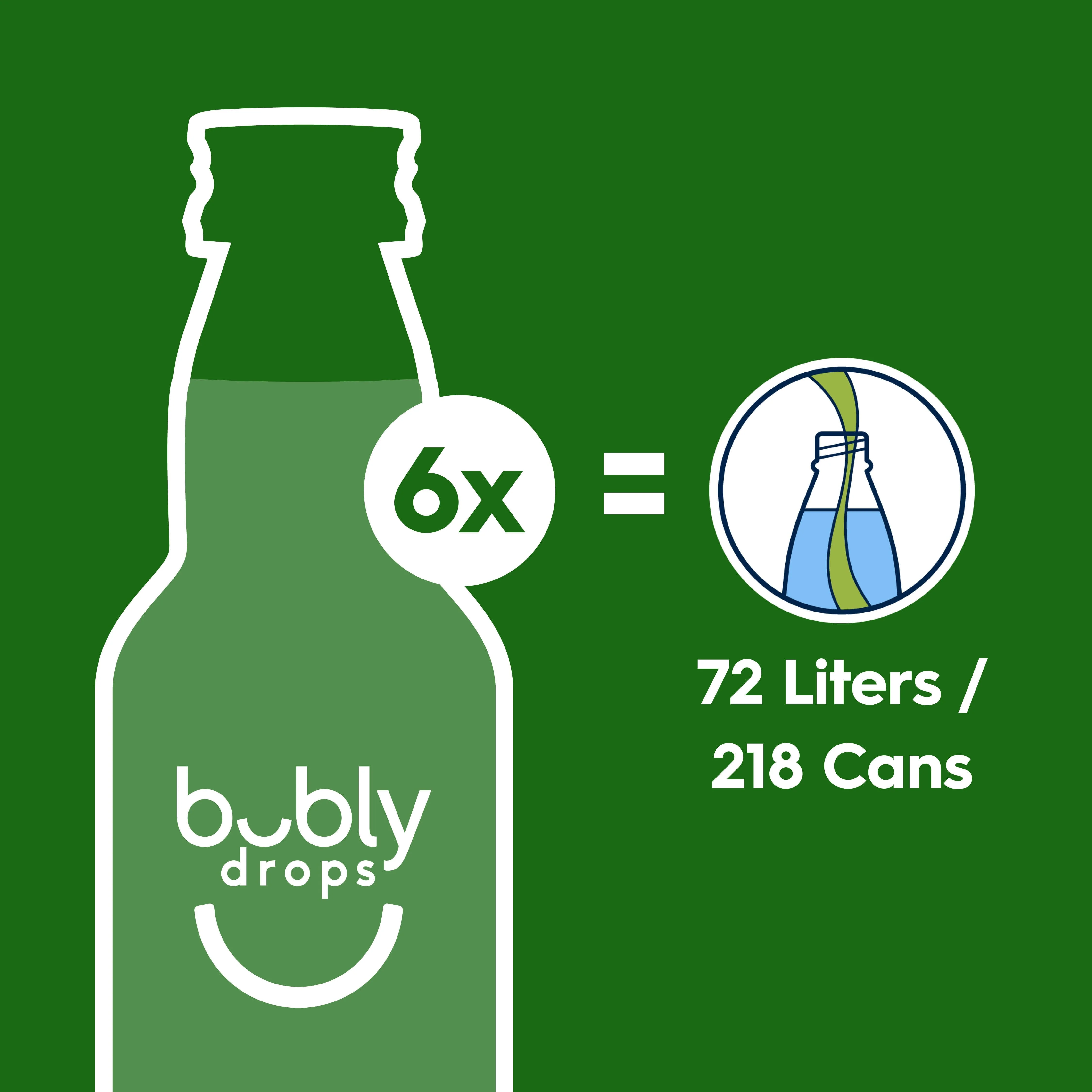Sodastream bubly drops® Tropical Original Variety Natural Flavor Essence 6 Pack 40ml - final sale - Image 3