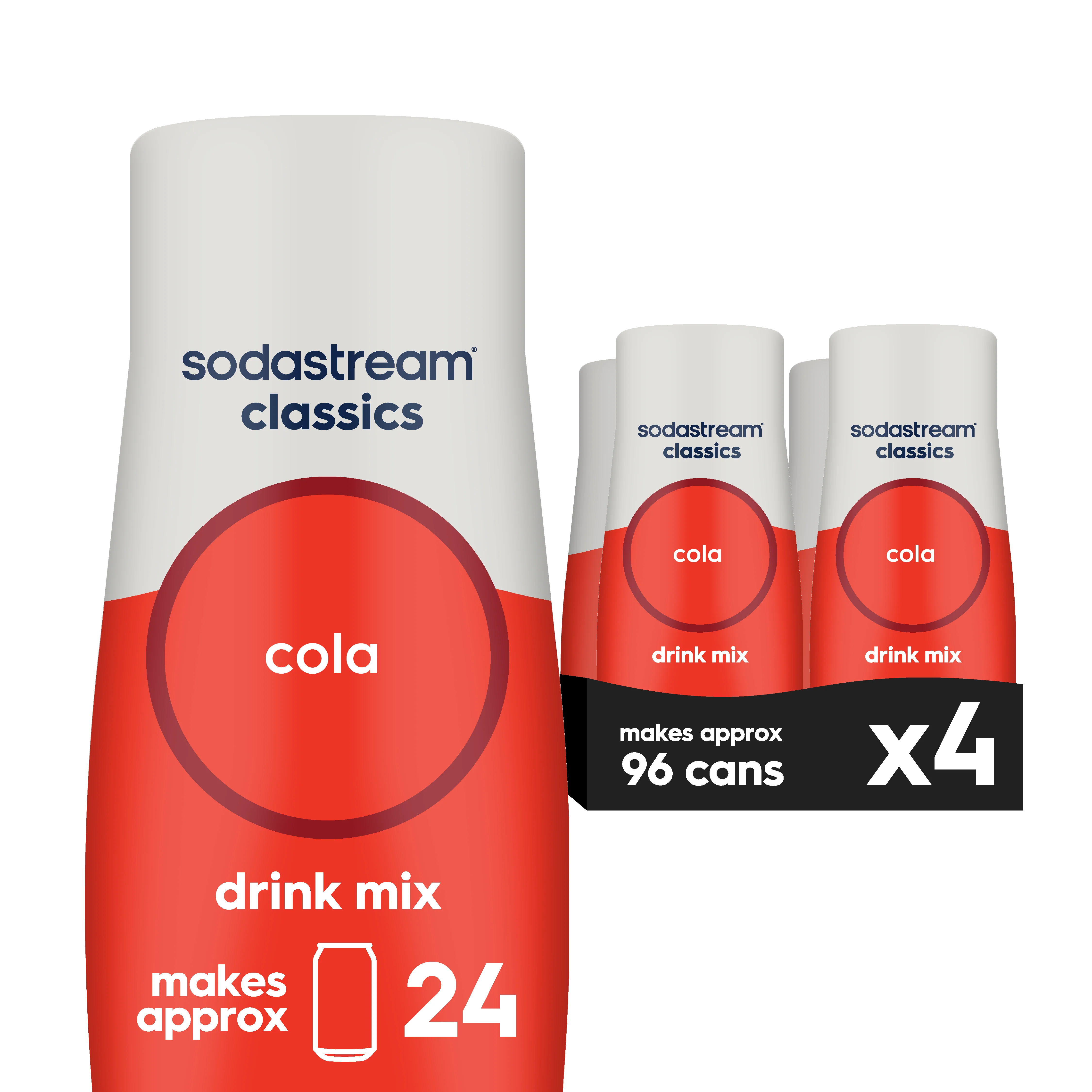 Sodastream Classics® Cola Drink Mix 4 Pack 440ml- final sale