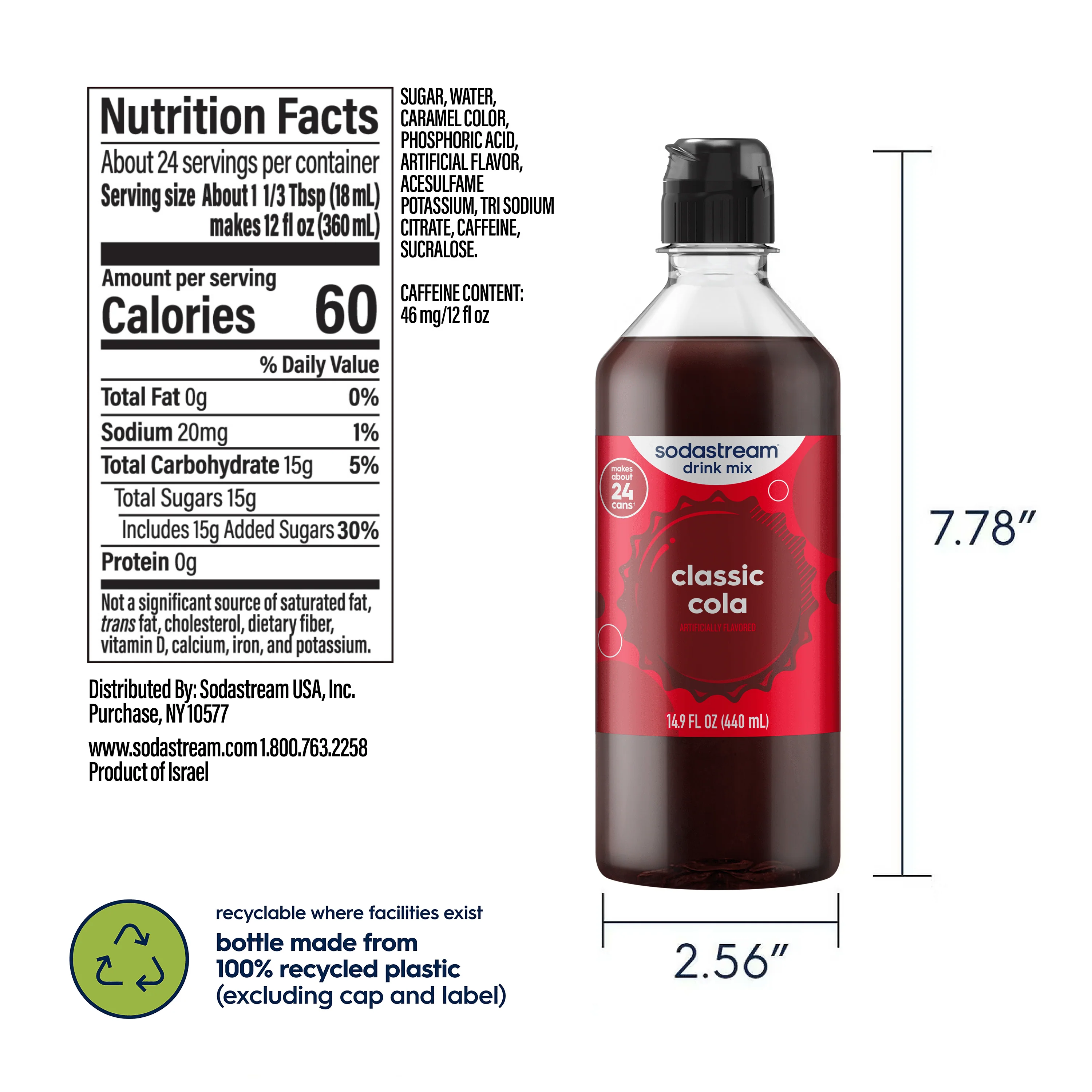 Sodastream Classics® Cola Drink Mix 440ml - Image 6