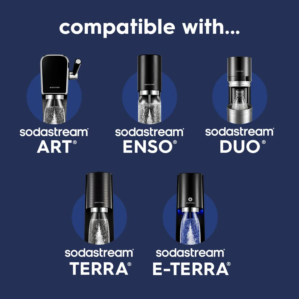 Sodastream Fizz & Go™ Insulated Stainless Steel Carbonating Bottle Blueberry 30.4 oz - Image 8