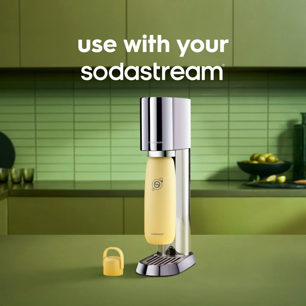 Sodastream Fizz & Go™ Insulated Stainless Steel Carbonating Bottle Lemon 30.4 oz - Image 7