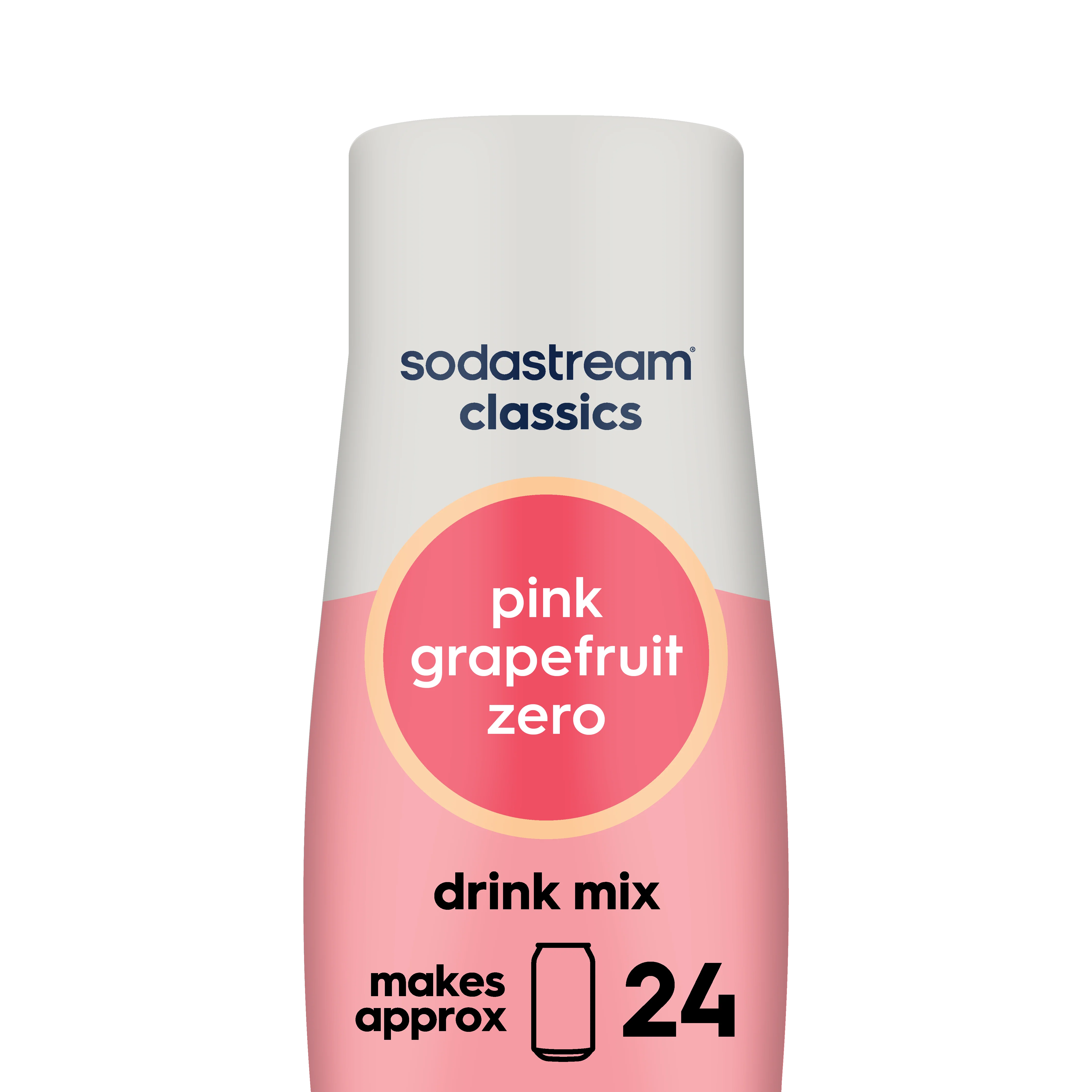 Sodastream Classics® Pink Grapefruit Zero Sugar Drink Mix 440ml- final sale