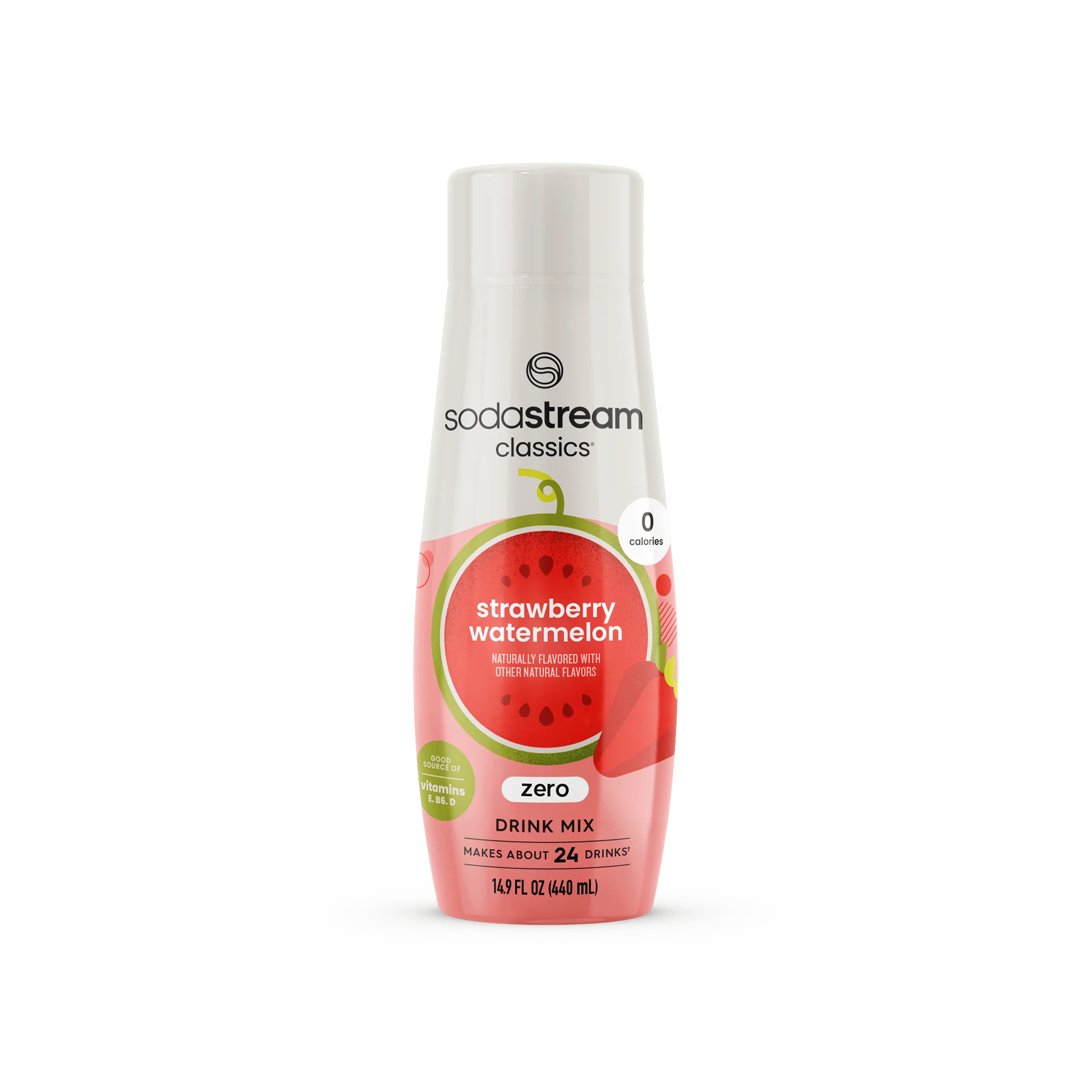 Sodastream Classics® Strawberry & Watermelon Zero Sugar Drink Mix 440ml - final sale